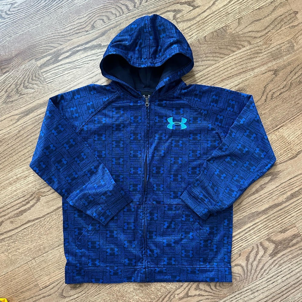 Under Armour Kids Blue Zip up Hoodie